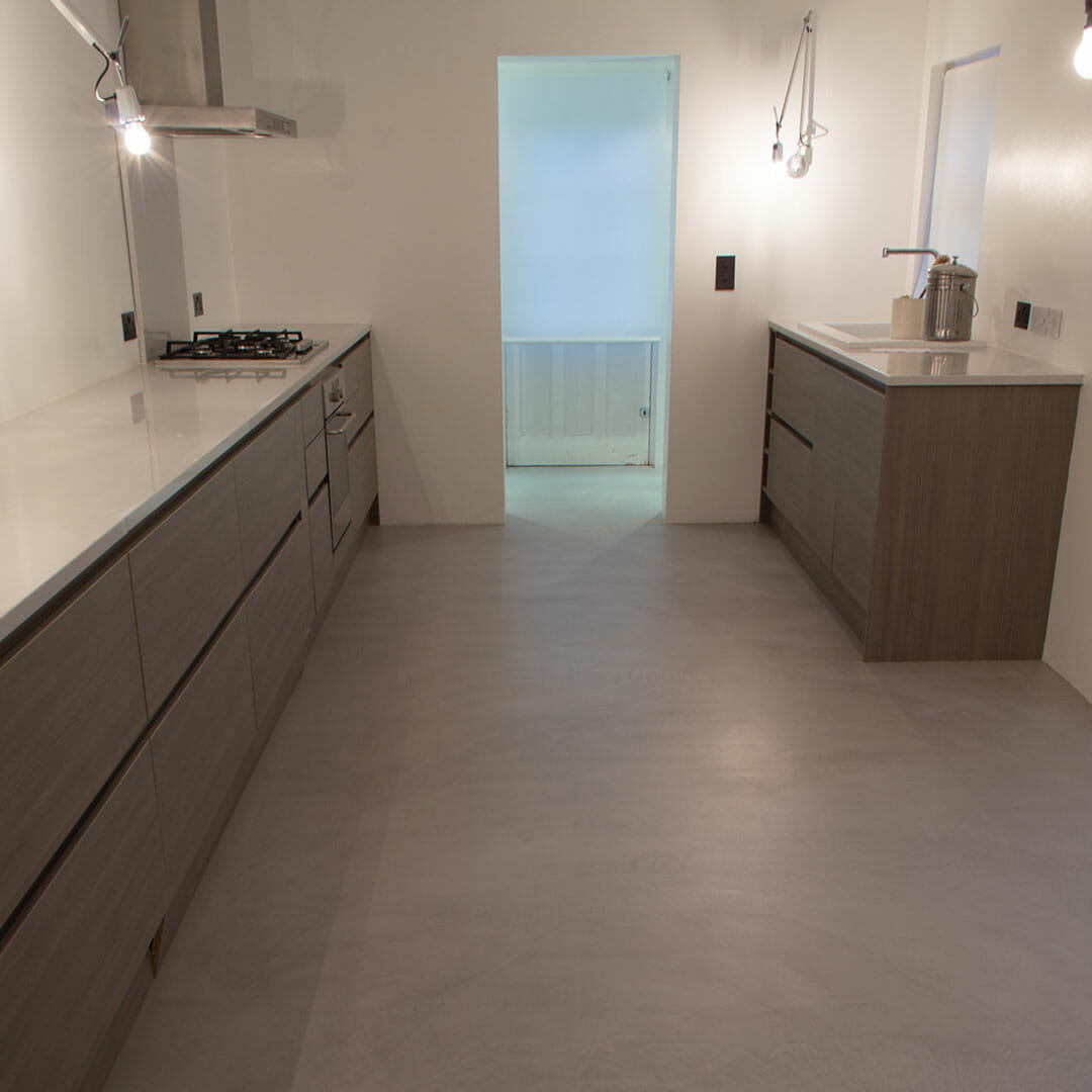 Microcement Kitchen Floor2