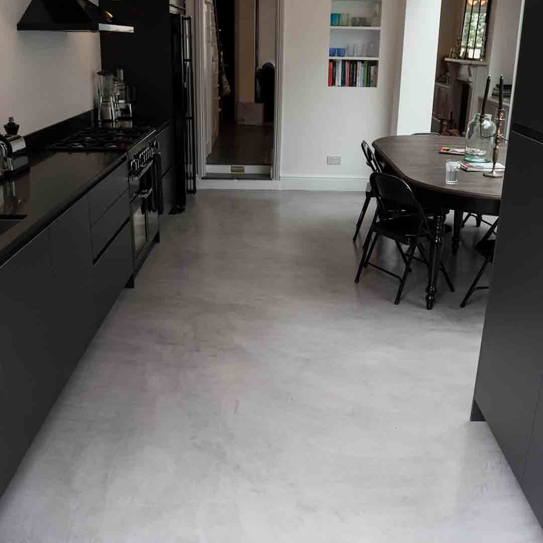 MicroCrete kitchen flooring e