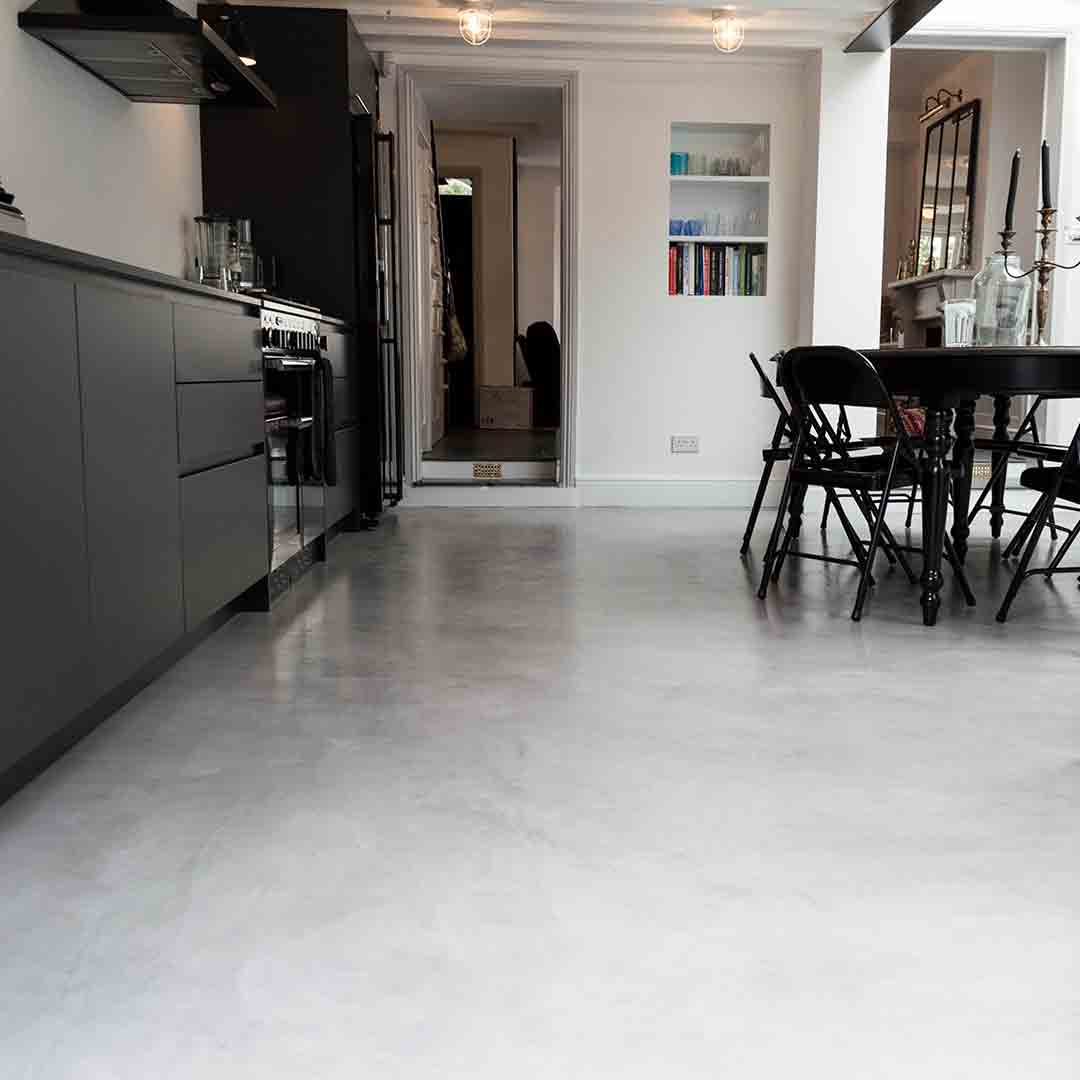 MicroCrete kitchen flooring f