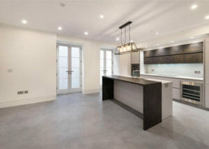 The finished MicroCrete floors looked stunning upon completion and at the clients request exhibited lots of visual tone, texture and personality.