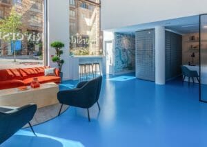 Royal albert wharf blue resin floor 1
