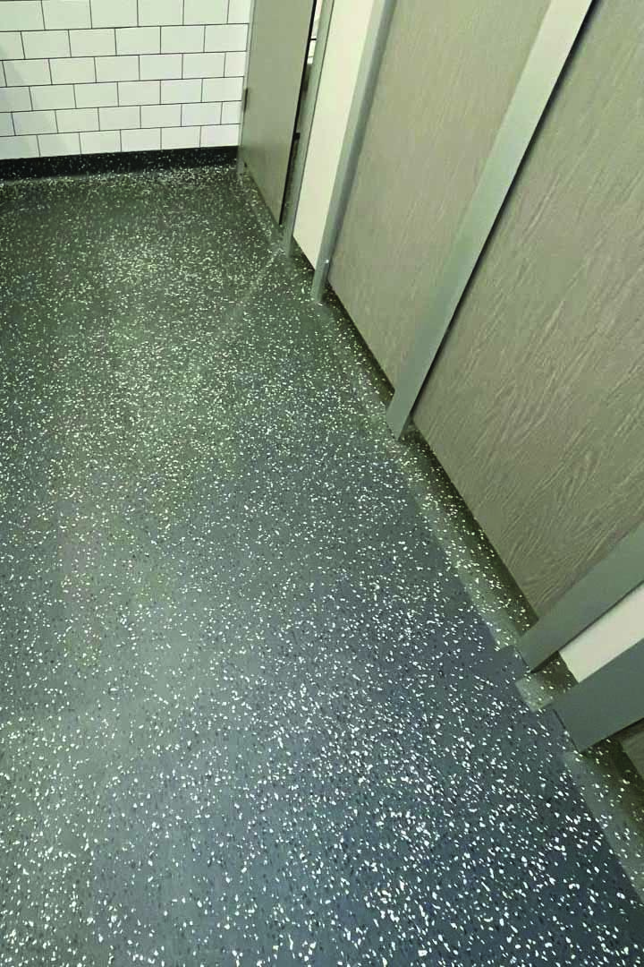 Washroom refurbishment, bespoke resin flooring systems