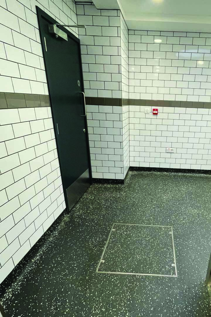 Resin washroom refurbishment